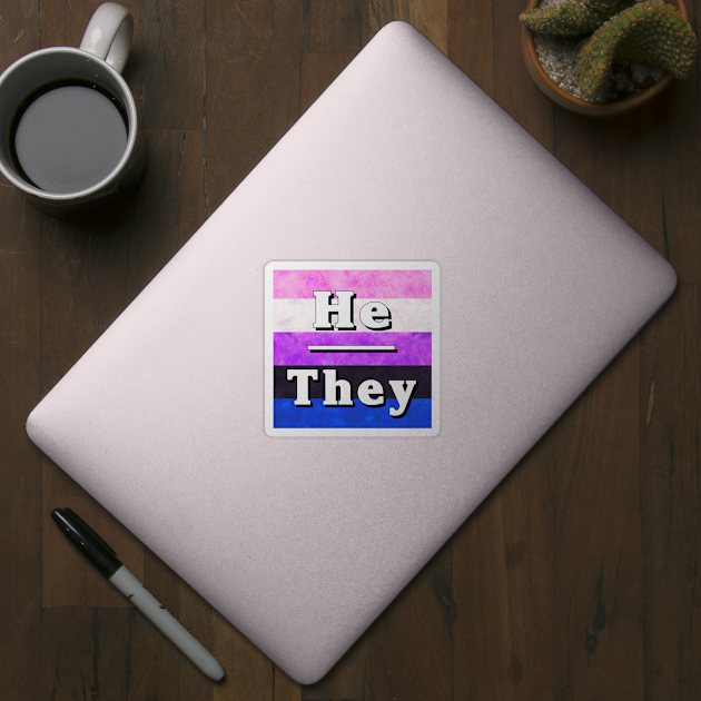 He-They Pronouns: Genderfluid by Tiger Torre